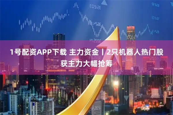 1号配资APP下载 主力资金丨2只机器人热门股获主力大幅抢筹