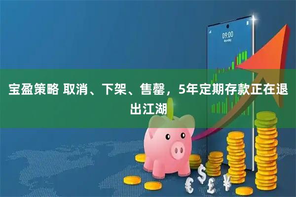 宝盈策略 取消、下架、售罄，5年定期存款正在退出江湖