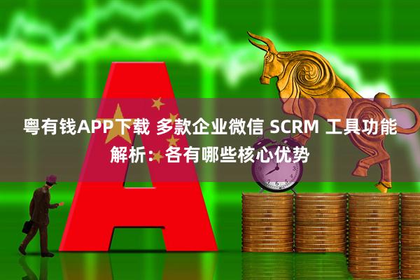 粤有钱APP下载 多款企业微信 SCRM 工具功能解析：各有哪些核心优势